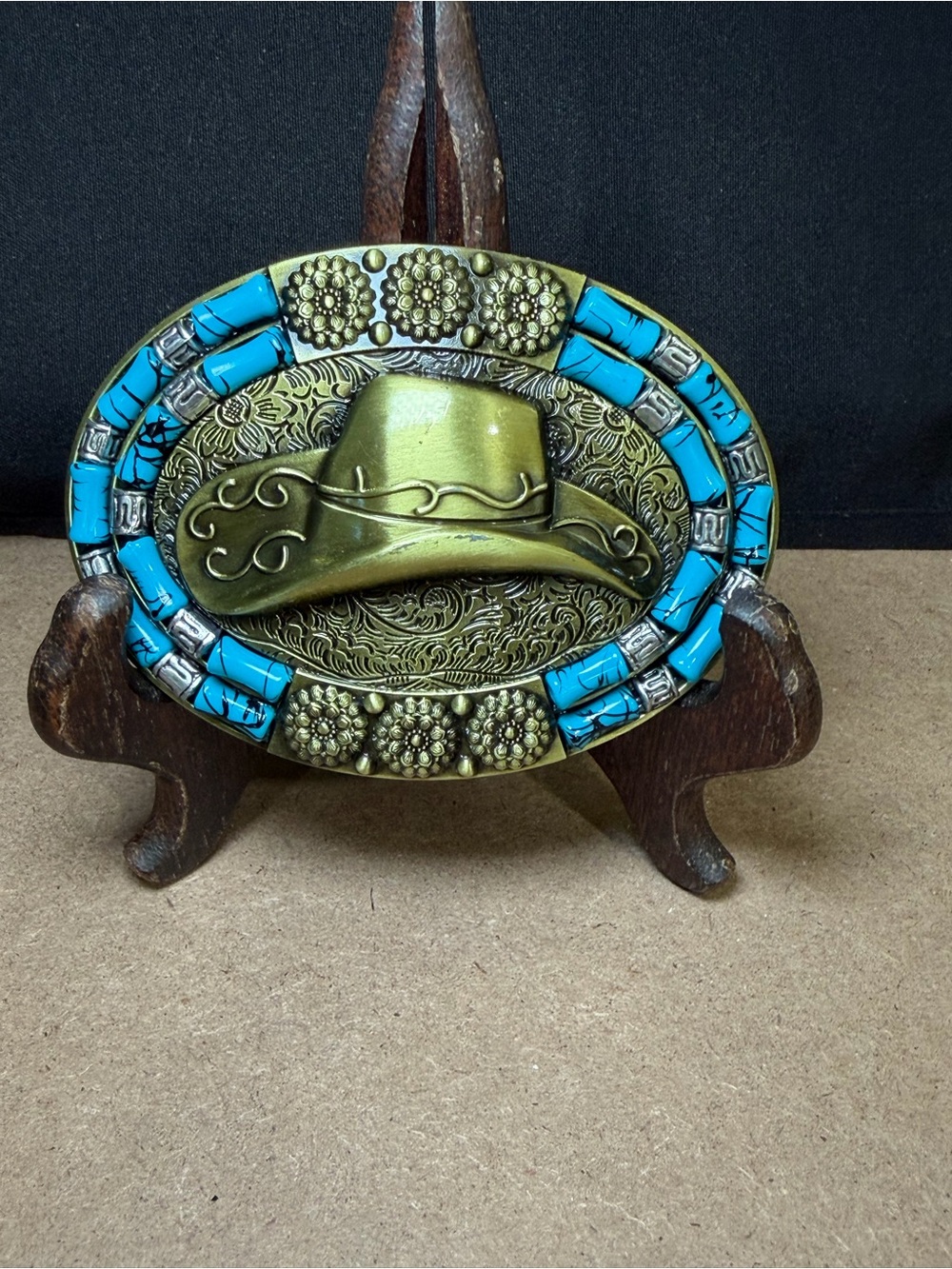 Belt Buckle Rodeo western Cowboy hat belt buckle Texas